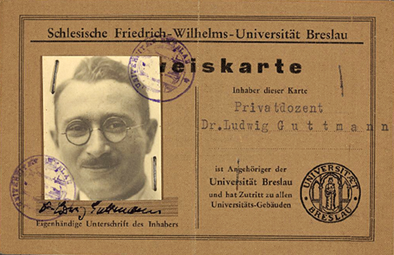 Удостоверение личности доктора Гуттмана в больнице Венцеля Ханке в Бреслау. 1930-е гг. Фото: Wikipedia Commons