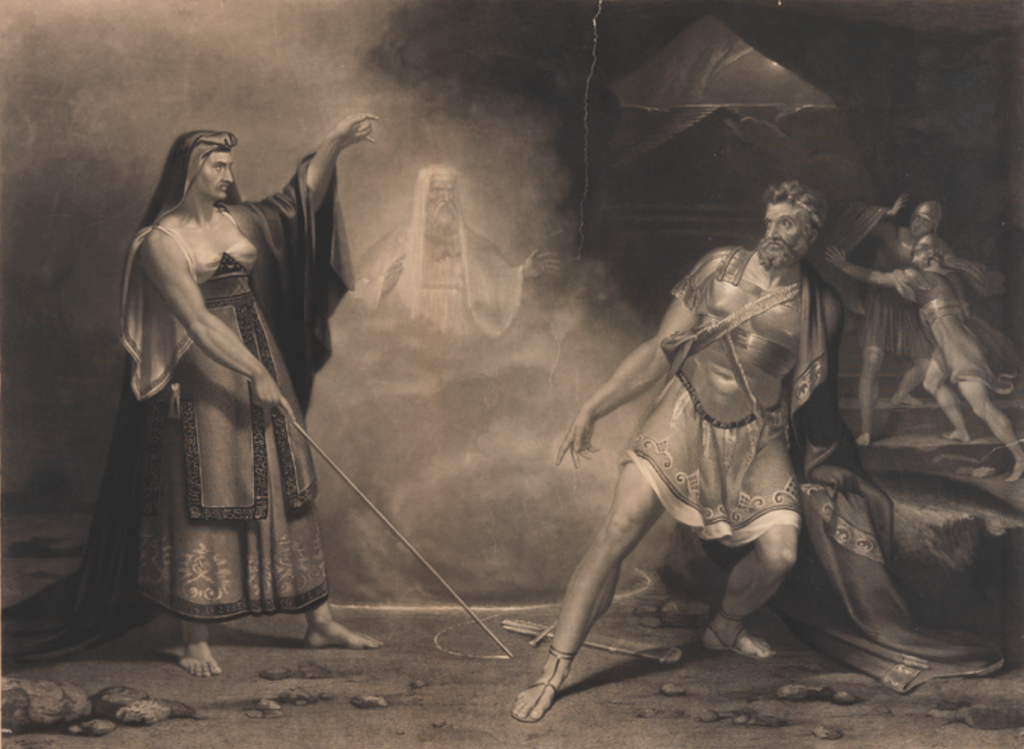 Олсон Вашингтон. «Саул и Ведьма Эндора». 1820 г