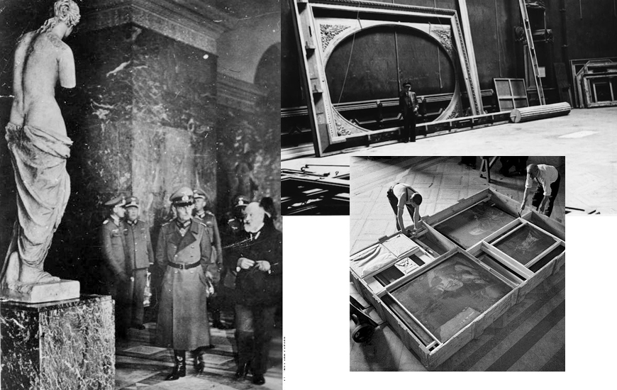 Лувр, 1940 год. Фото: Bundesarchiv, Pierre Jahan/Archives des museés nationaux