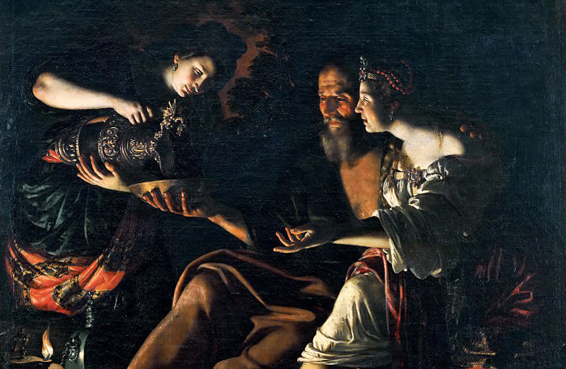 Джованни Франческо Гверьери. «Лот с дочерьми». 1617 год