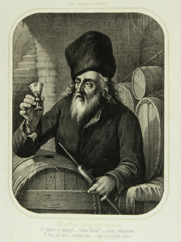 Ян Феликс Пиварский. «Дегустация старых вин». 1855 год