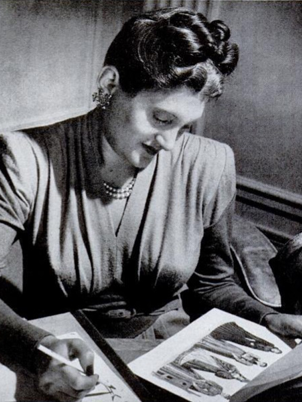 Нетти Розенштейн в 1944 году. Снимок журнала LIFE                               